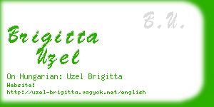 brigitta uzel business card